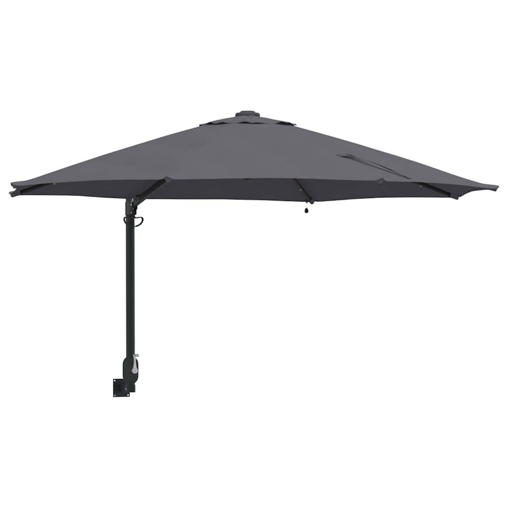 Ombrello da giardino Antracite 248 x 248 x 148 cm