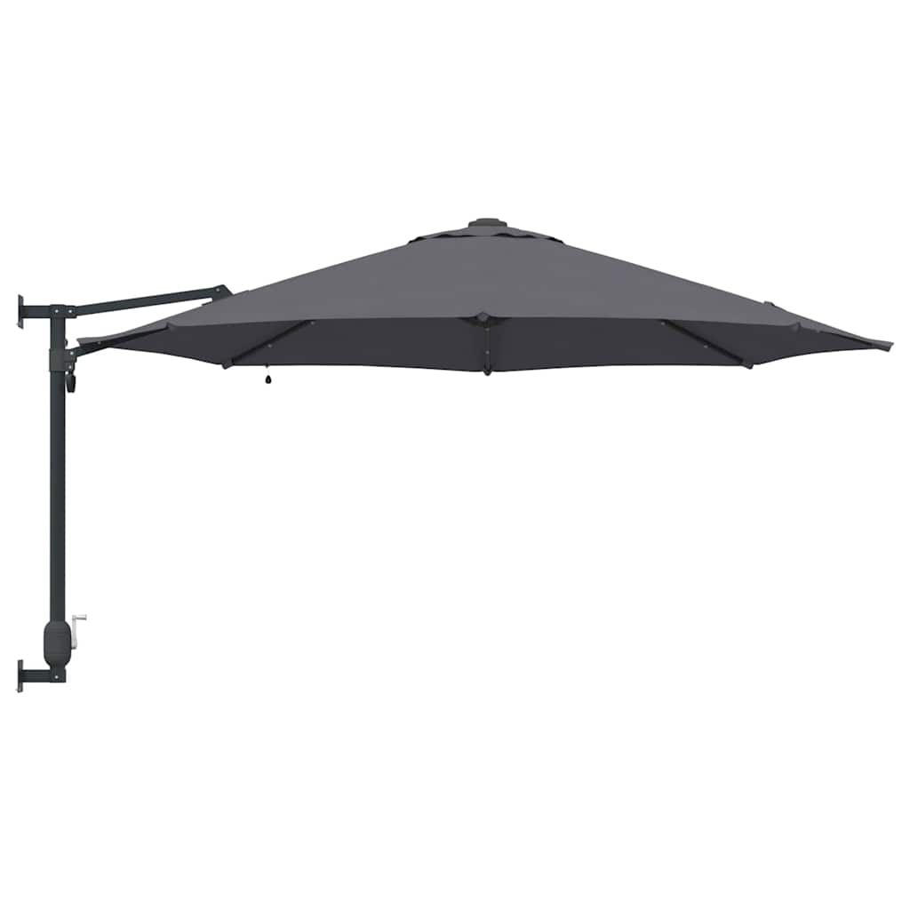 Ombrello da giardino Antracite 248 x 248 x 148 cm
