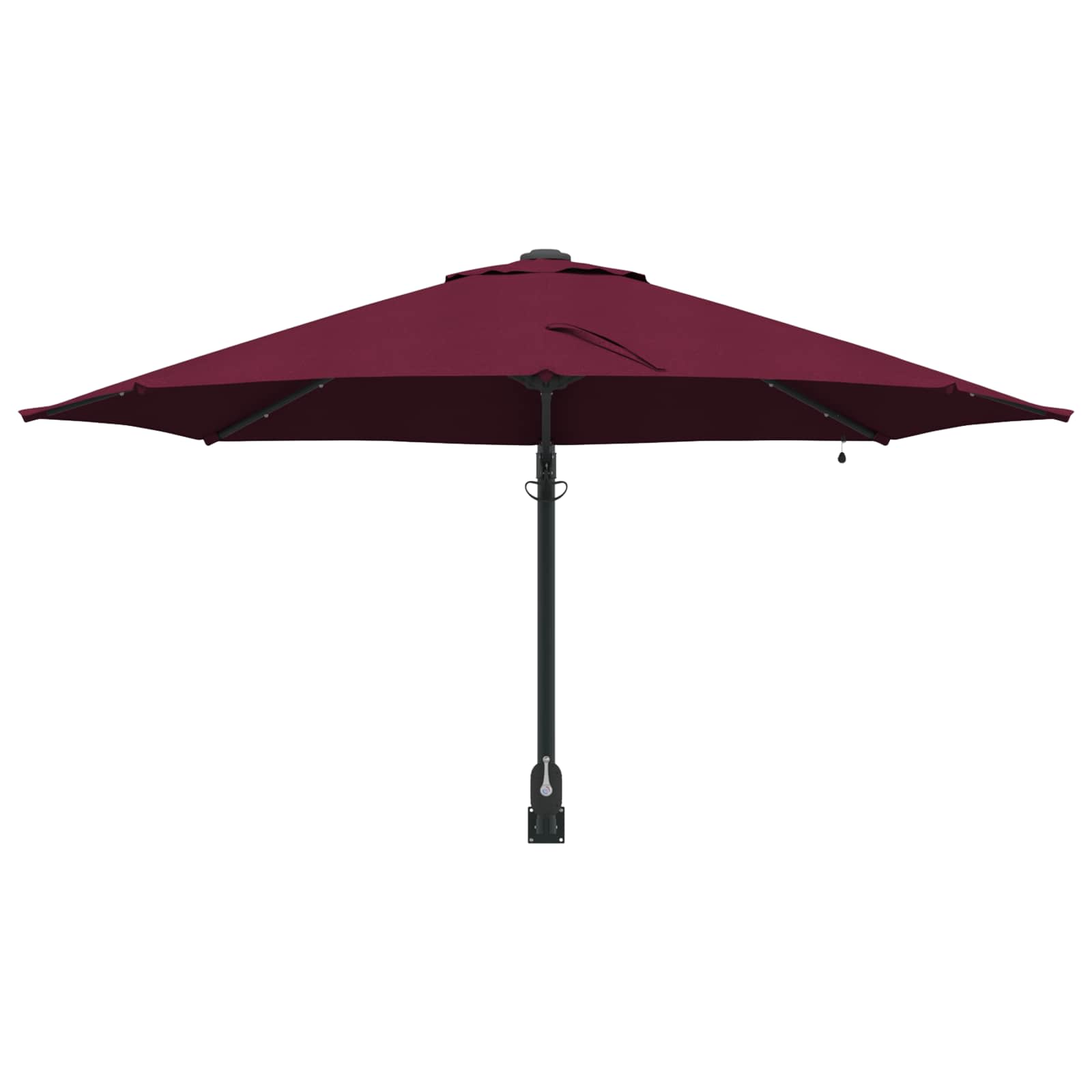 Ombrello da giardino 248 x 248 x 148 cm Poliestere e Acciaio