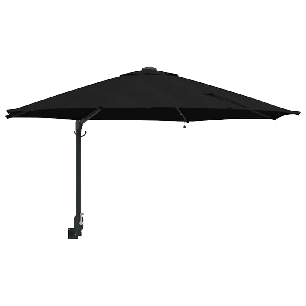 Ombrello da giardino 248 x 248 x 148 cm Poliestere e Acciaio
