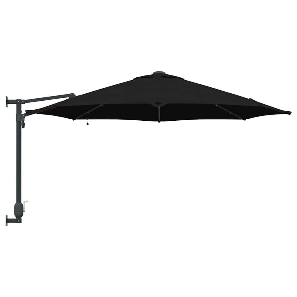 Ombrello da giardino 248 x 248 x 148 cm Poliestere e Acciaio