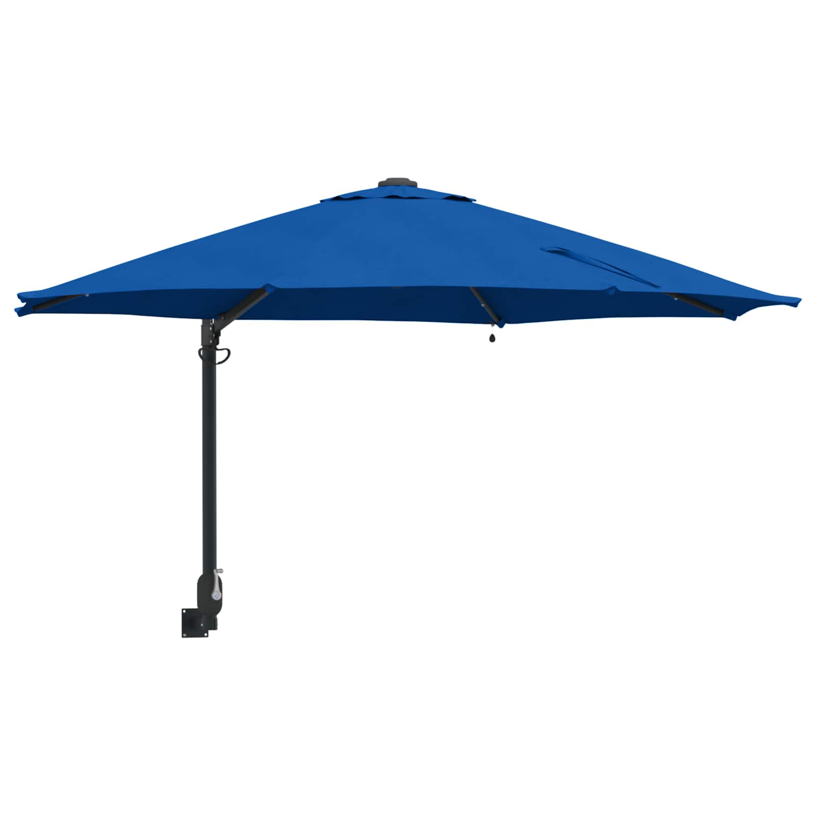 Ombrello da giardino 248 x 248 x 148 cm Poliestere e Acciaio