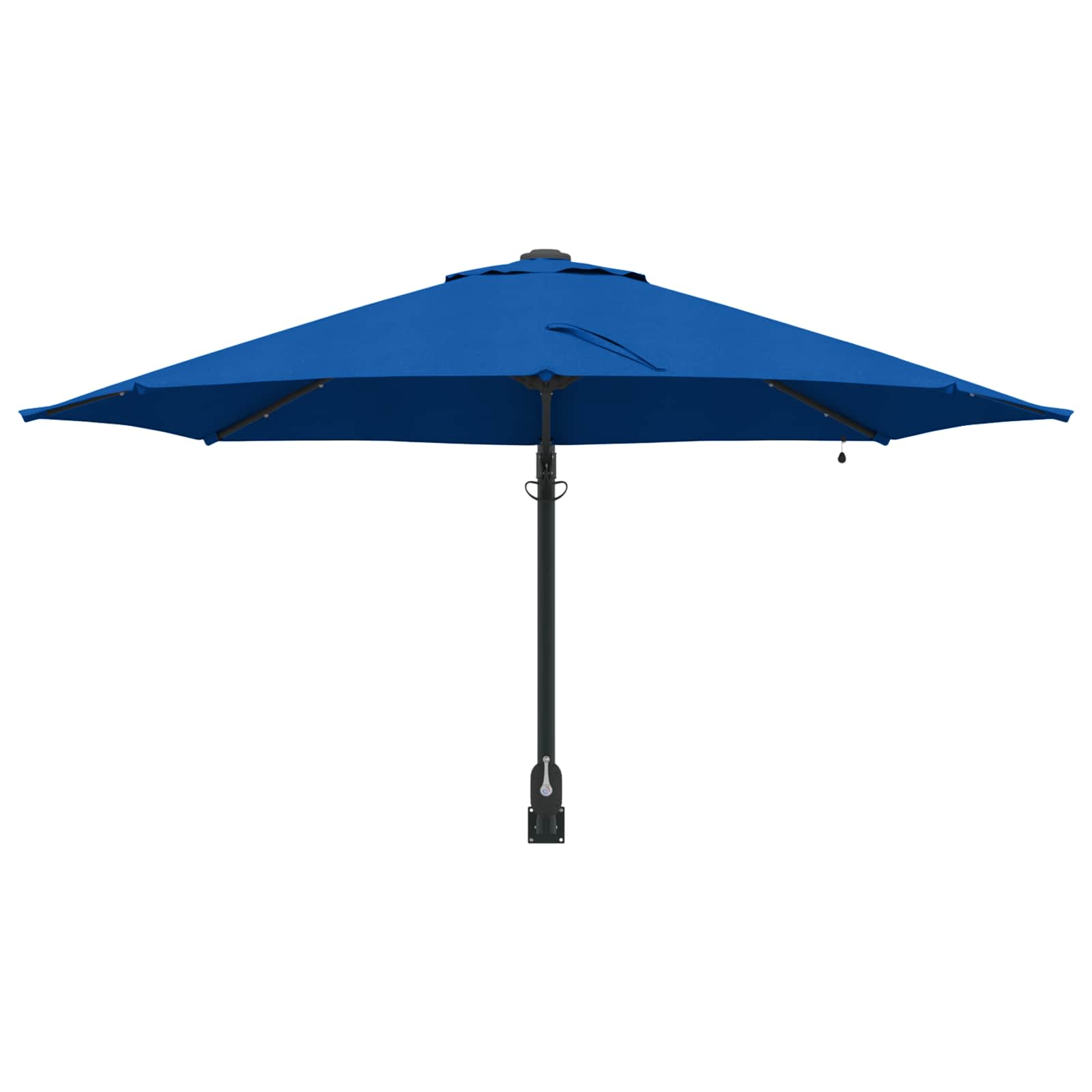 Ombrello da giardino 248 x 248 x 148 cm Poliestere e Acciaio