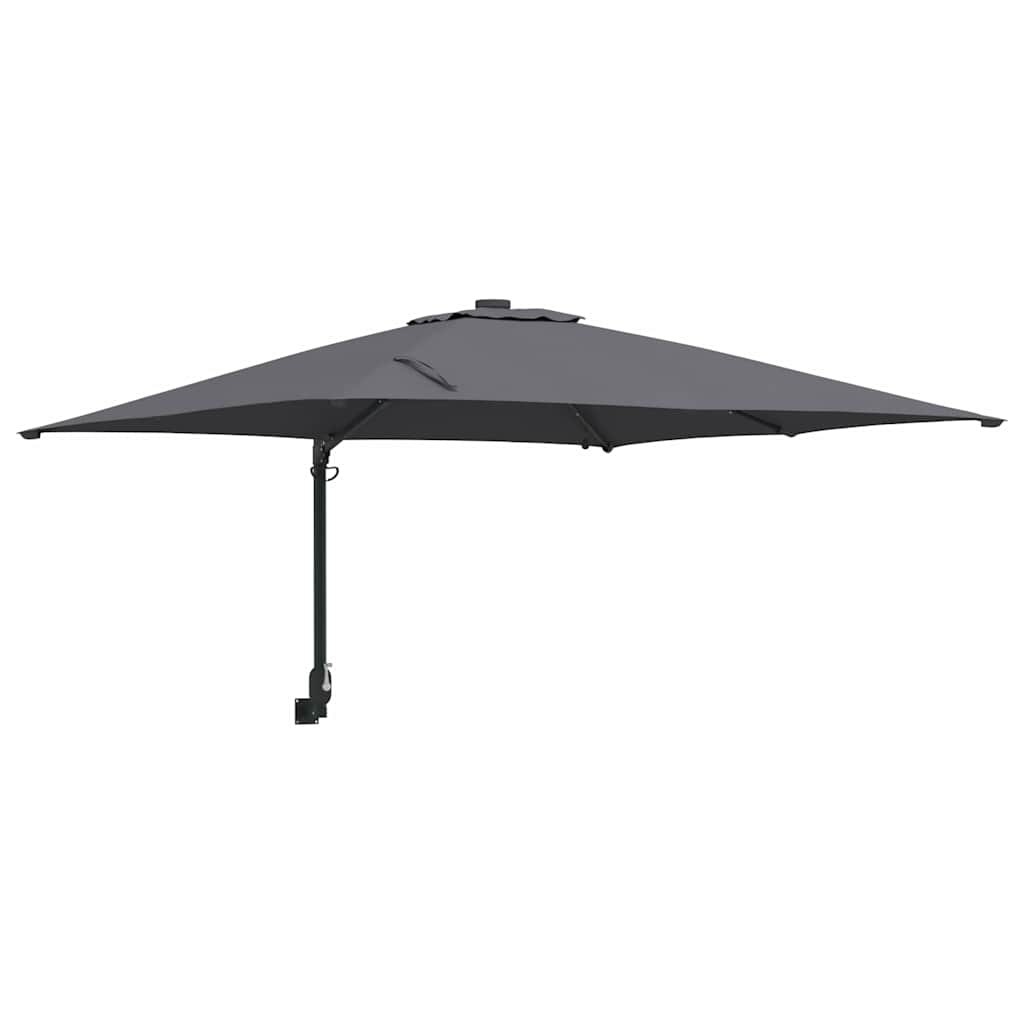 Ombrello da giardino Antracite 248,5 x 247,5 x 160 cm