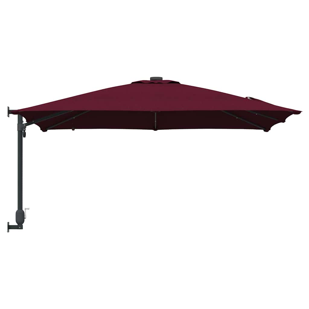 Ombrello da giardino Rosso Bordeaux 248,5 x 247,5 x 160 cm