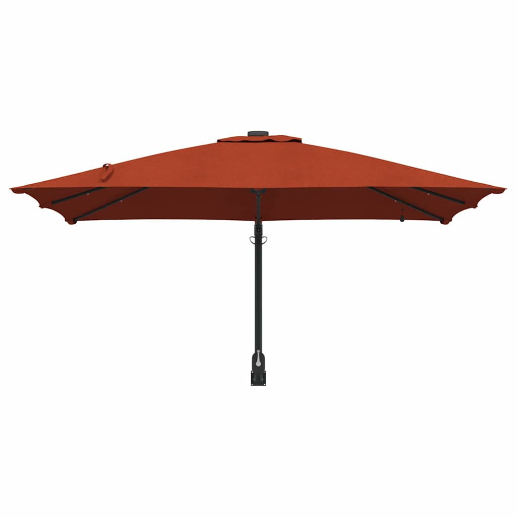 Ombrello da giardino Terracotta 248,5 x 247,5 x 160 cm