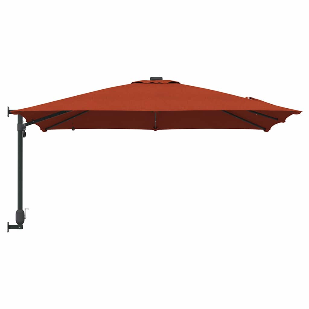 Ombrello da giardino Terracotta 248,5 x 247,5 x 160 cm