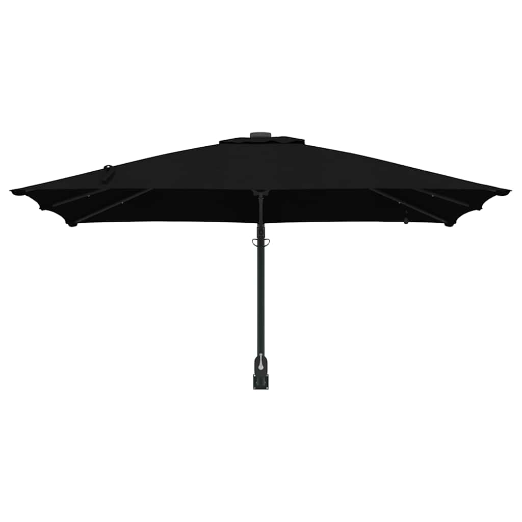 Ombrello da giardino Nero 248,5 x 247,5 x 160 cm