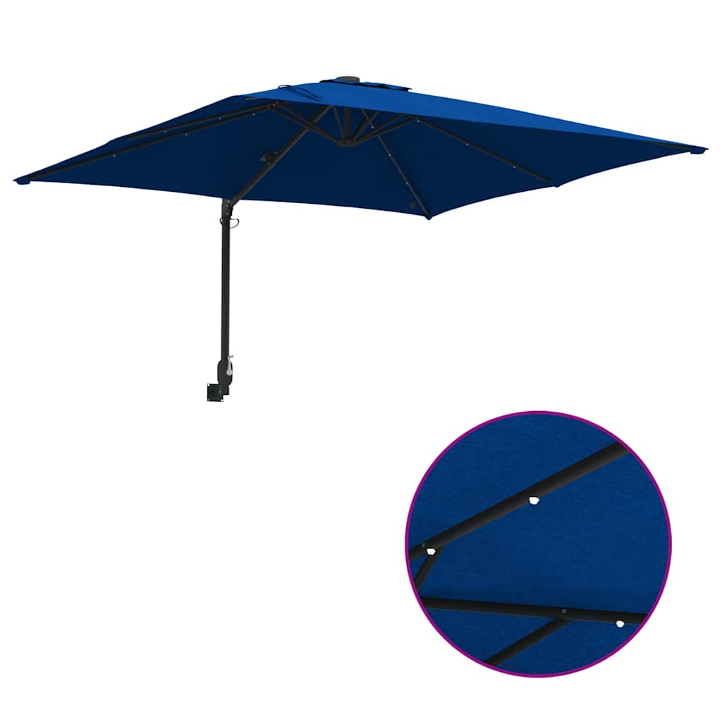 Ombrello da giardino 248,5 x 247,5 x 160 cm