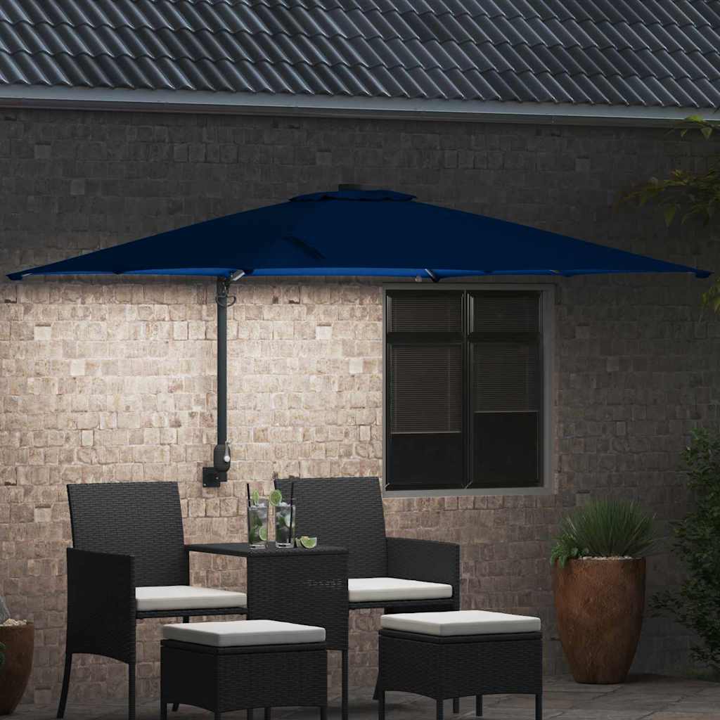 Ombrello da giardino 248,5 x 247,5 x 160 cm