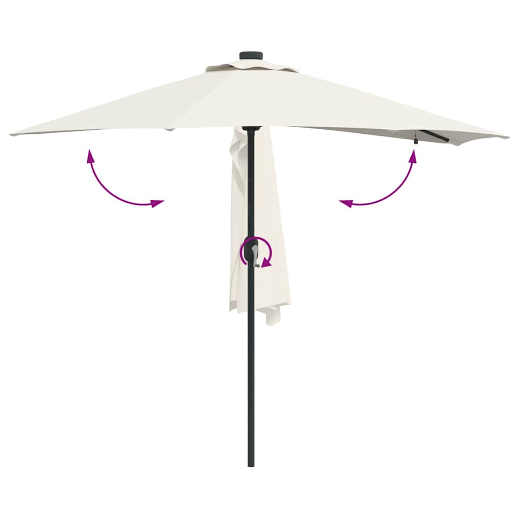 Ombrello da giardino Sabbia 294 x 150 x 223 cm