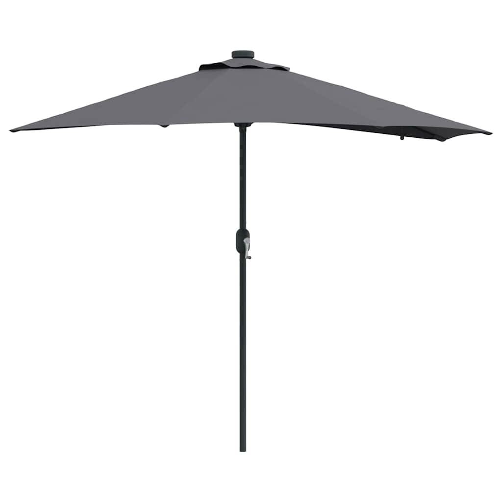 Ombrello da giardino Antracite 294 x 150 x 223 cm