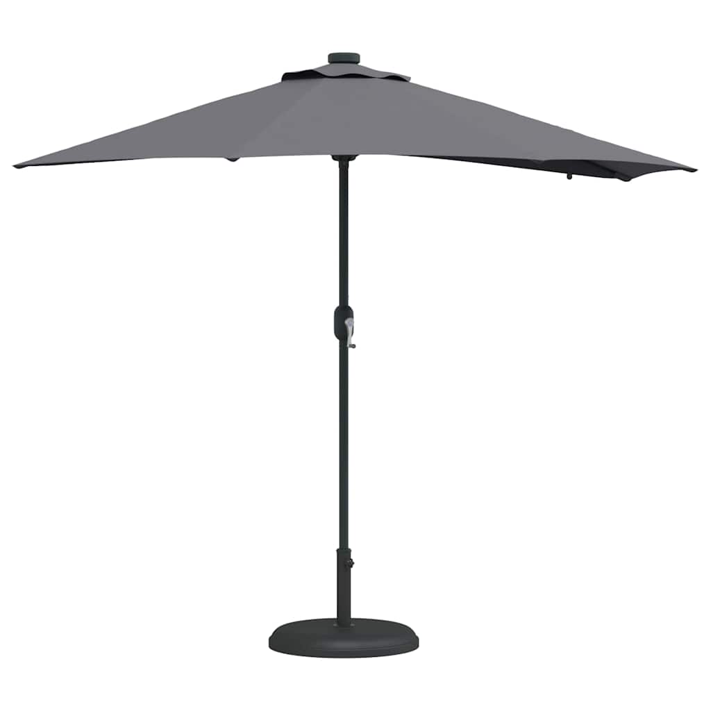 Ombrello da giardino Antracite 294 x 150 x 223 cm
