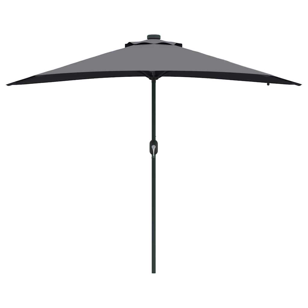 Ombrello da giardino Antracite 294 x 150 x 223 cm