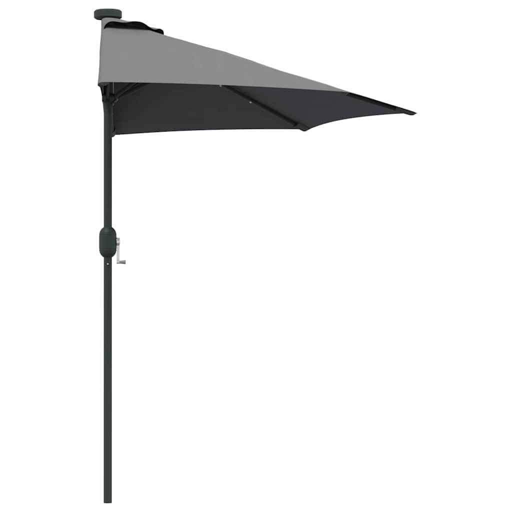Ombrello da giardino Antracite 294 x 150 x 223 cm