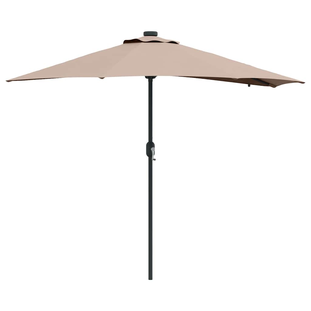 Ombrello da giardino 294 x 150 x 223 cm Poliestere e Acciaio