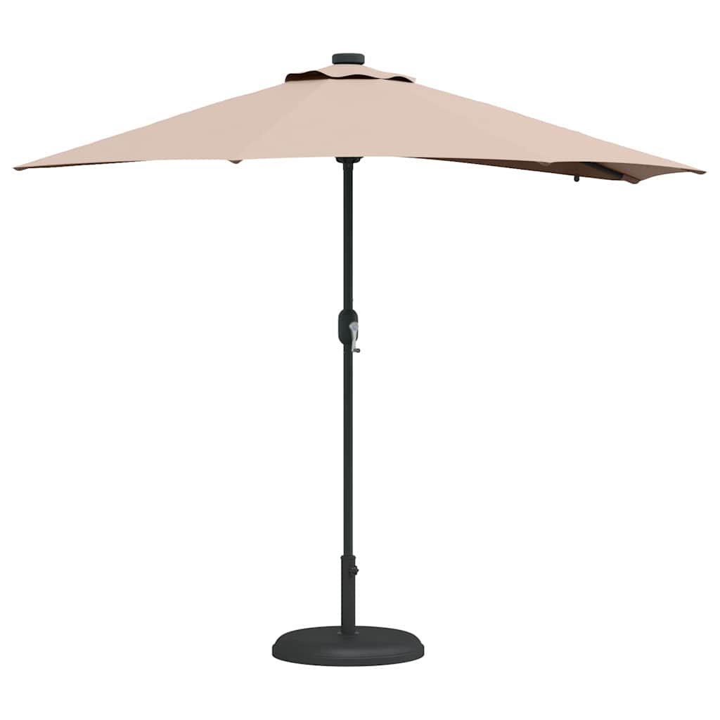 Ombrello da giardino 294 x 150 x 223 cm Poliestere e Acciaio