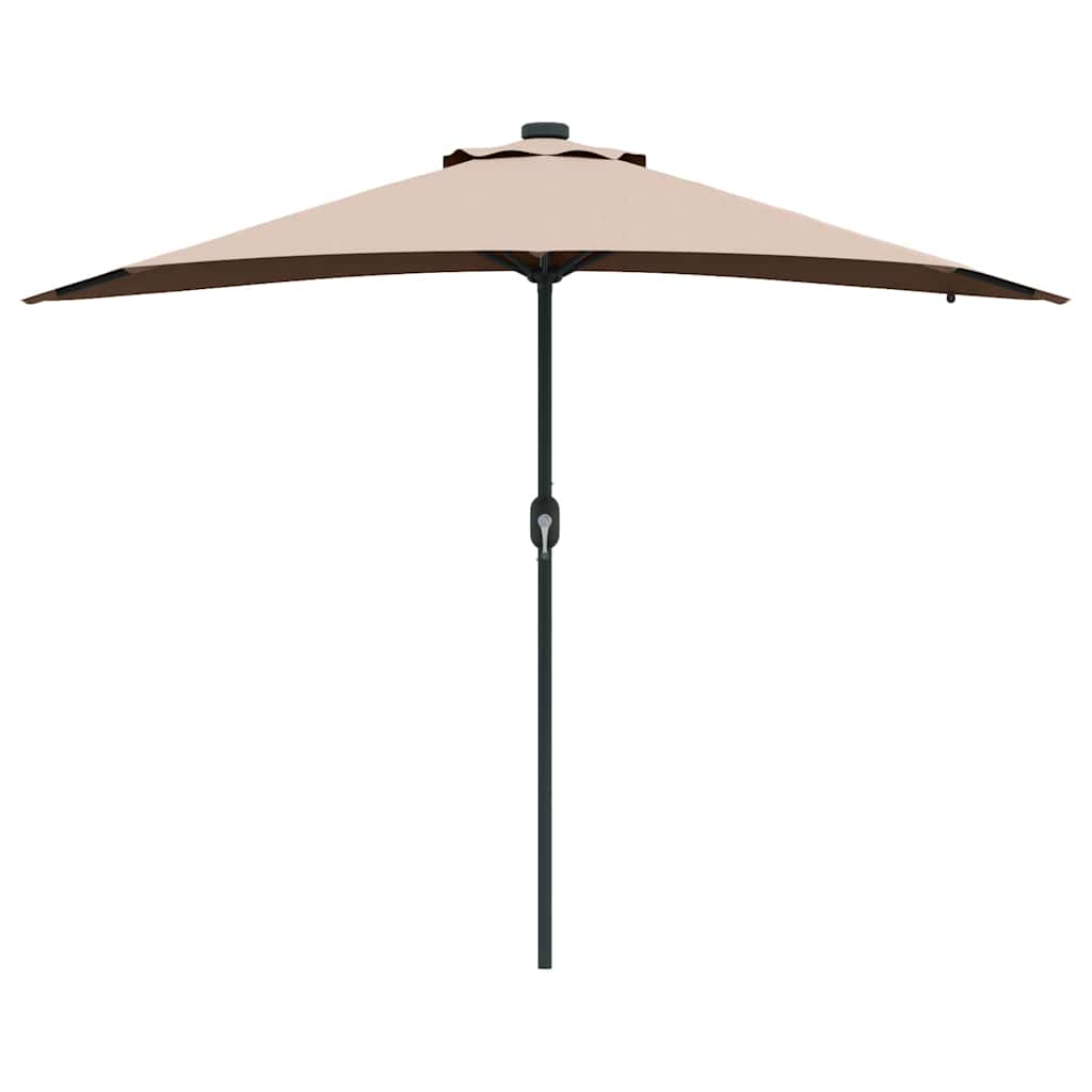 Ombrello da giardino 294 x 150 x 223 cm Poliestere e Acciaio
