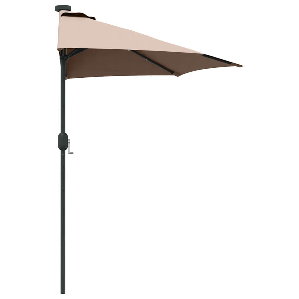 Ombrello da giardino 294 x 150 x 223 cm Poliestere e Acciaio