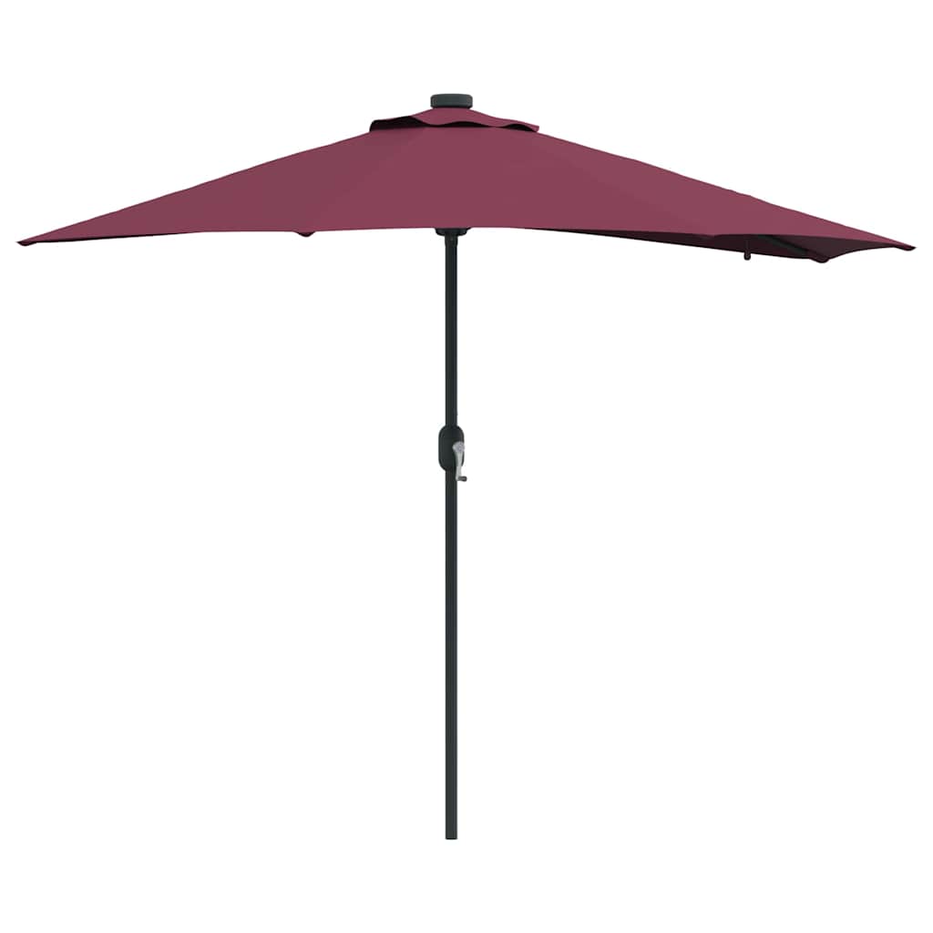 Ombrello da giardino Rosso Bordeaux 294 x 150 x 223 cm