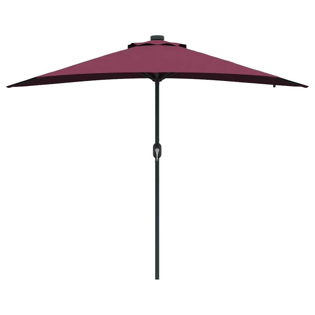 Ombrello da giardino Rosso Bordeaux 294 x 150 x 223 cm