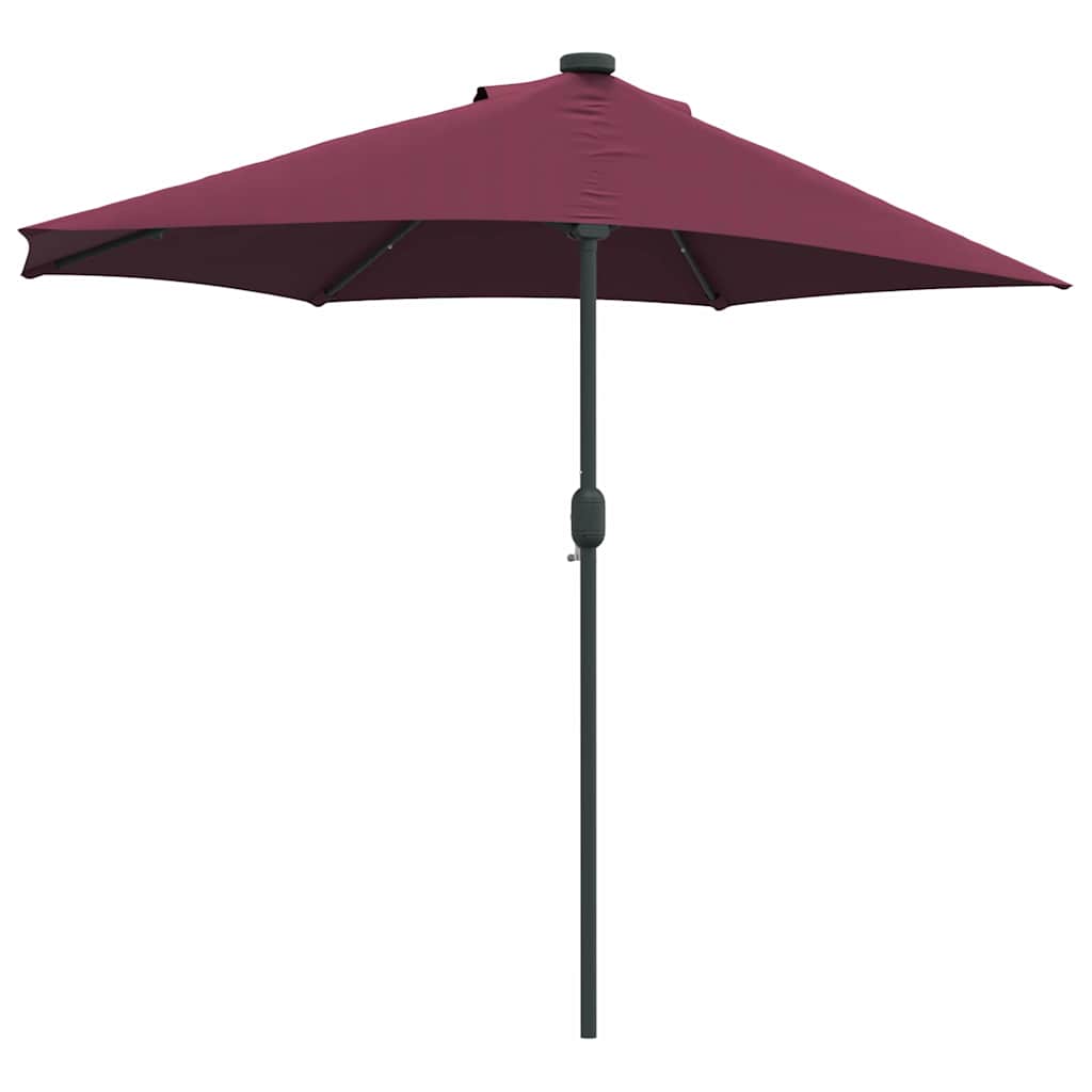 Ombrello da giardino Rosso Bordeaux 294 x 150 x 223 cm