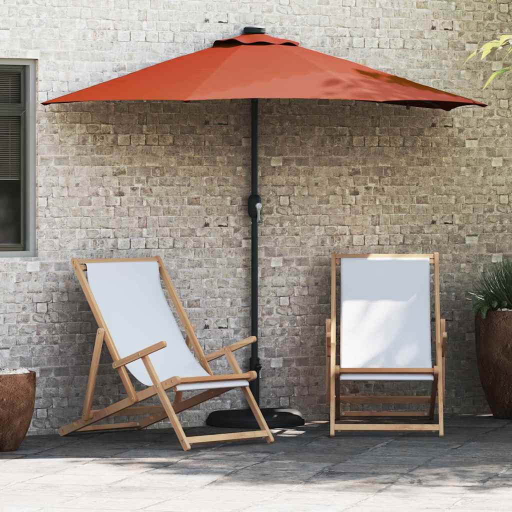 Ombrello da giardino Terracotta 294 x 150 x 223 cm