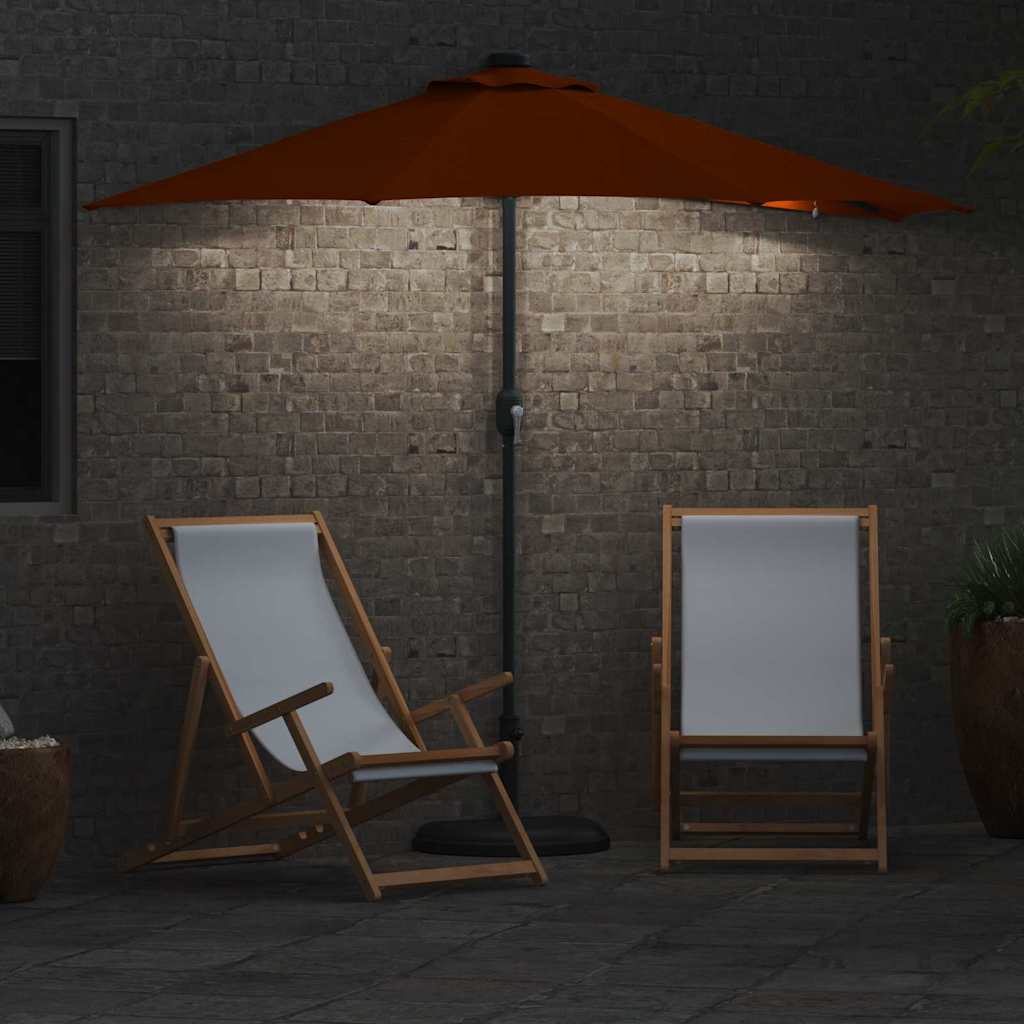 Ombrello da giardino Terracotta 294 x 150 x 223 cm