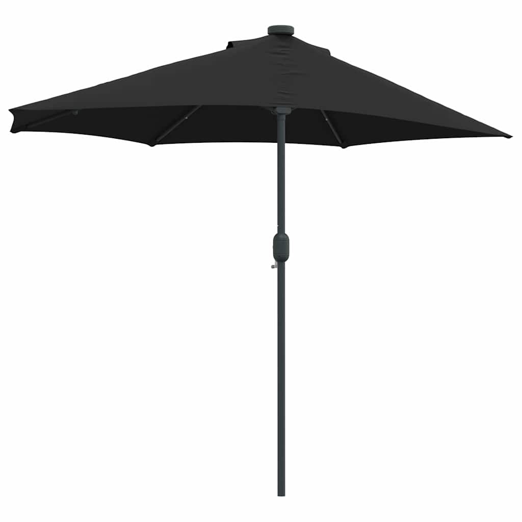 Ombrello da giardino Nero 294 x 150 x 223 cm