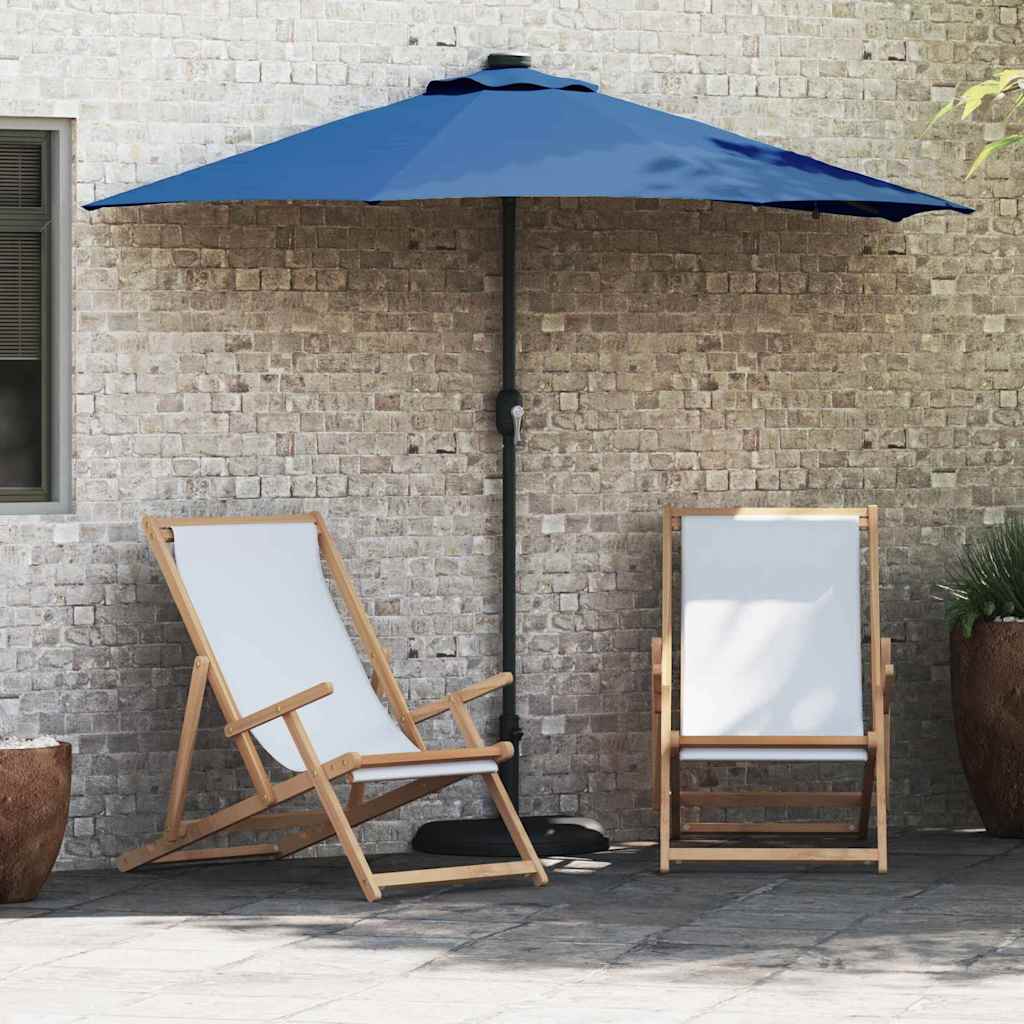 Ombrello da giardino 294 x 150 x 223 cm Poliestere e Acciaio