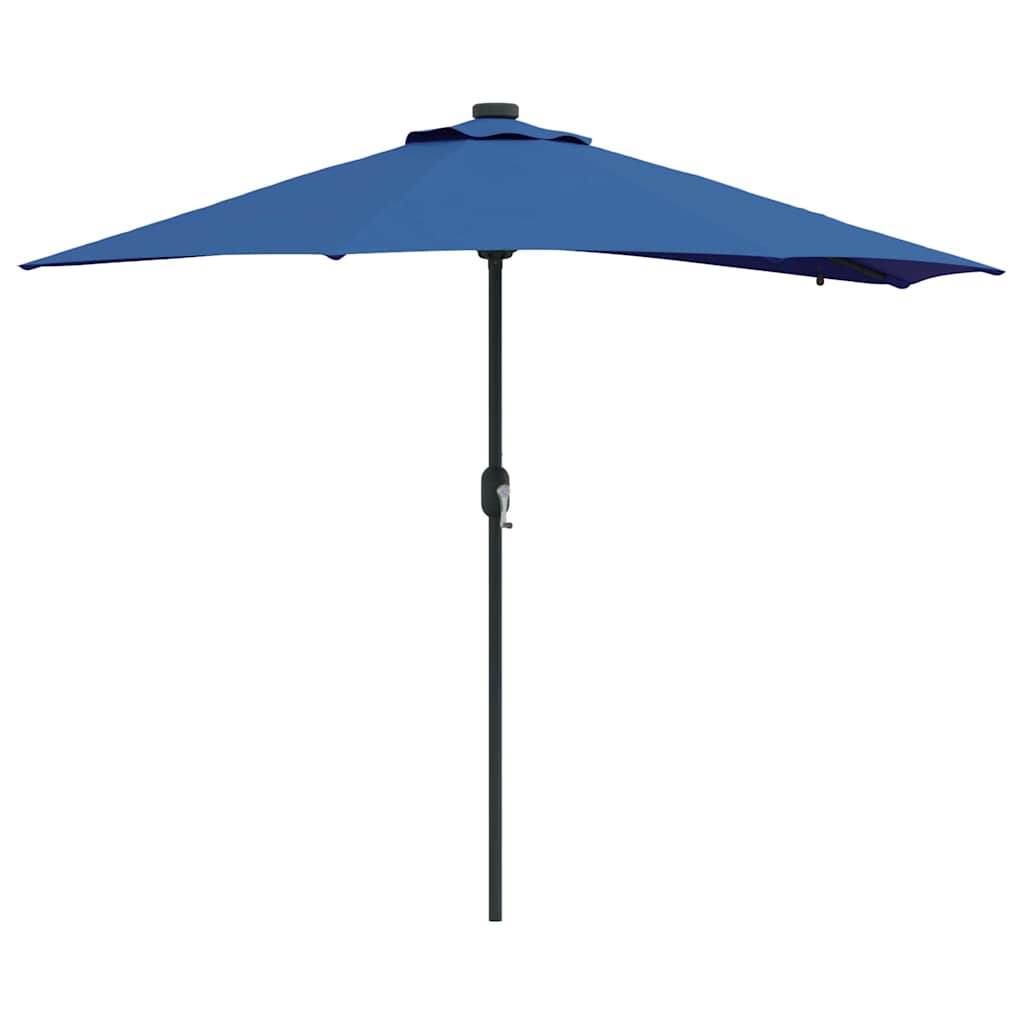 Ombrello da giardino 294 x 150 x 223 cm Poliestere e Acciaio