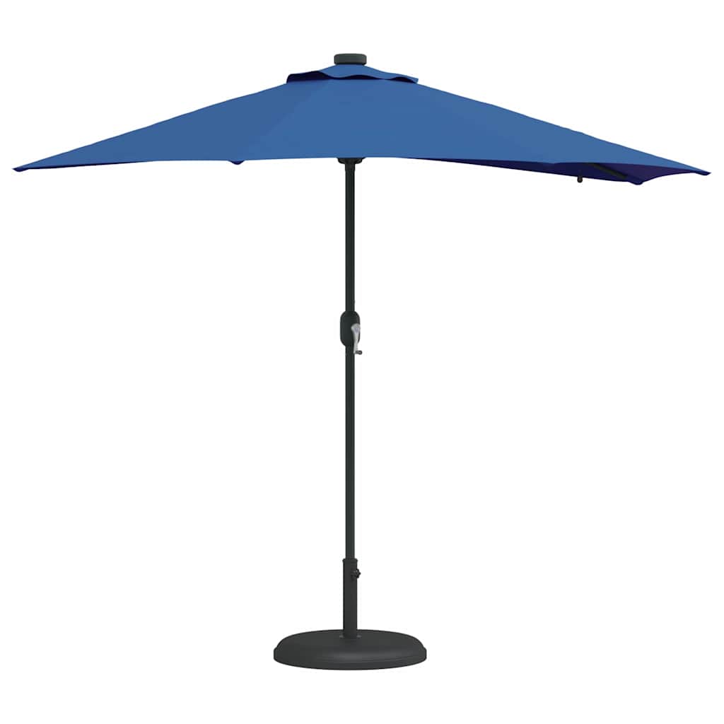 Ombrello da giardino 294 x 150 x 223 cm Poliestere e Acciaio