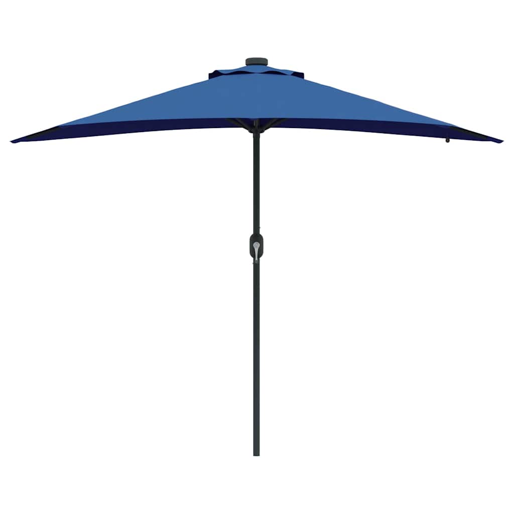 Ombrello da giardino 294 x 150 x 223 cm Poliestere e Acciaio