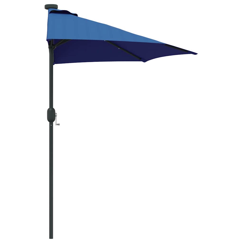 Ombrello da giardino 294 x 150 x 223 cm Poliestere e Acciaio