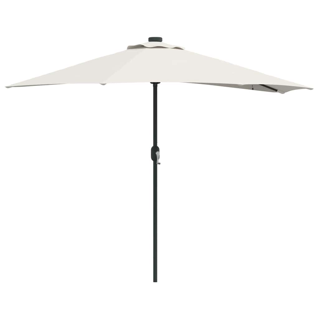 Ombrello da giardino 294 x 150 x 224 cm Poliestere e Acciaio