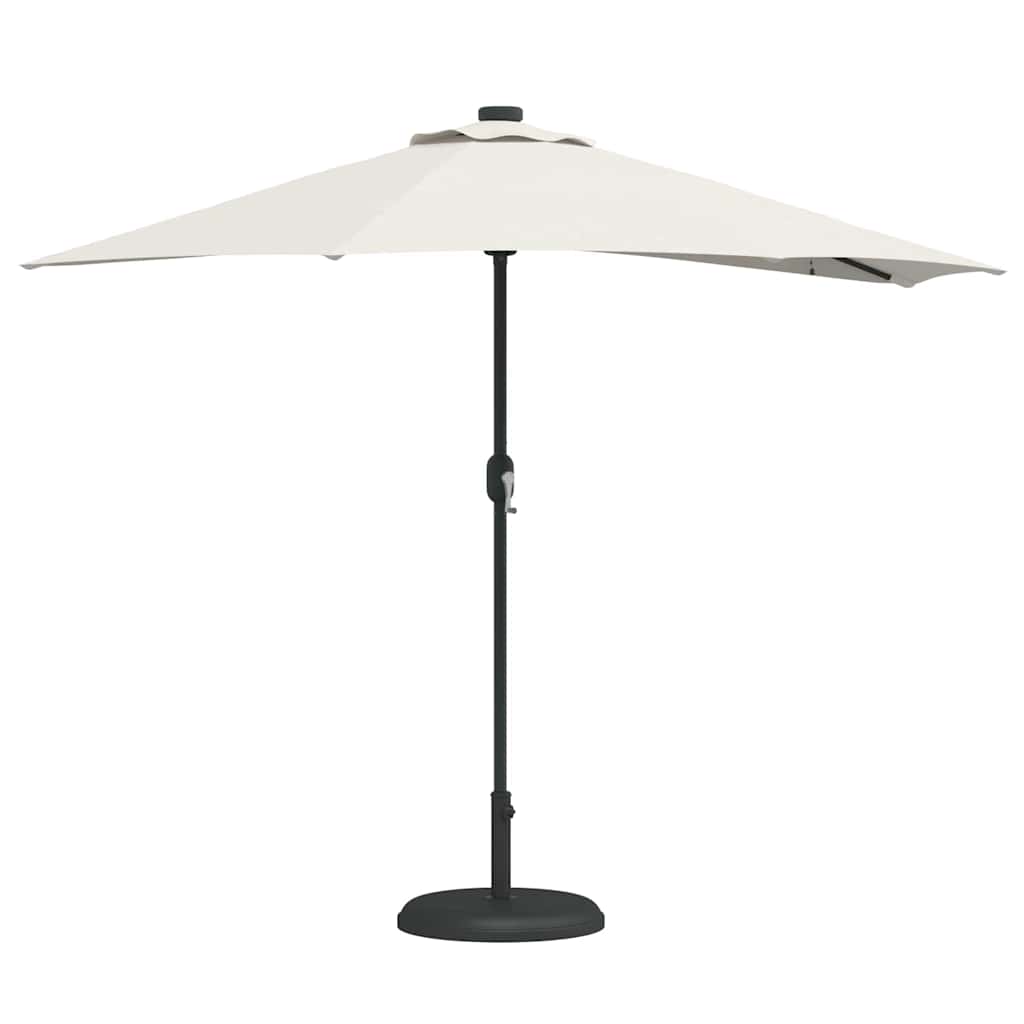Ombrello da giardino 294 x 150 x 224 cm Poliestere e Acciaio