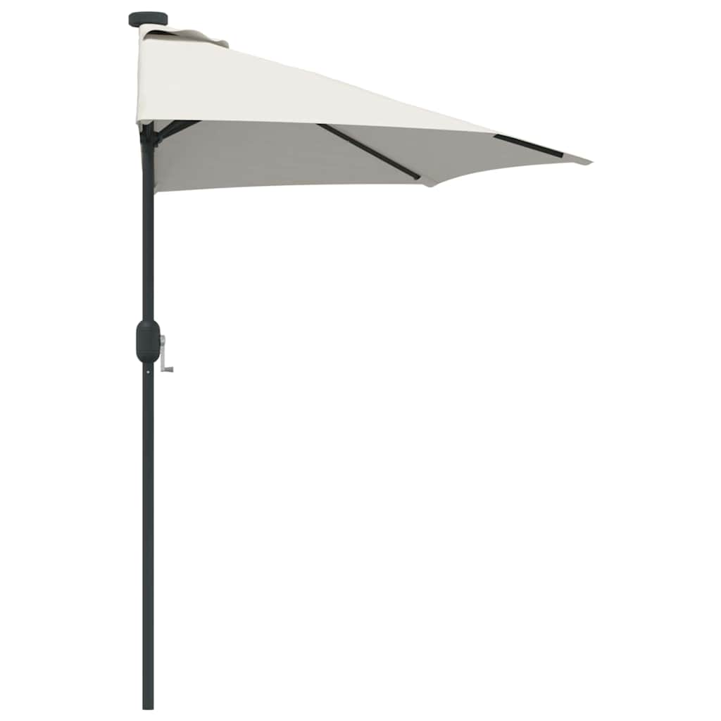 Ombrello da giardino 294 x 150 x 224 cm Poliestere e Acciaio