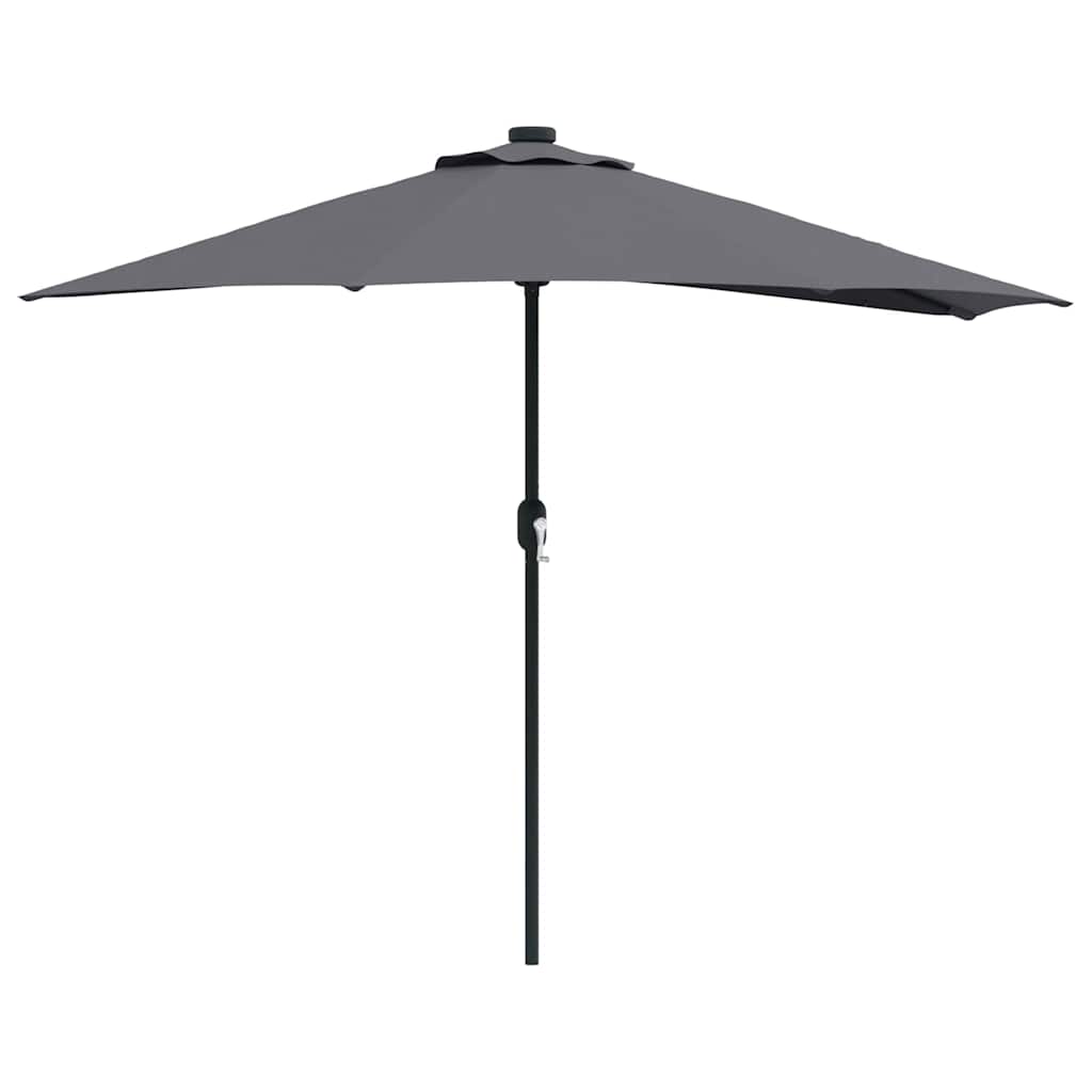 Ombrello da giardino 294 x 150 x 224 cm Poliestere e Acciaio