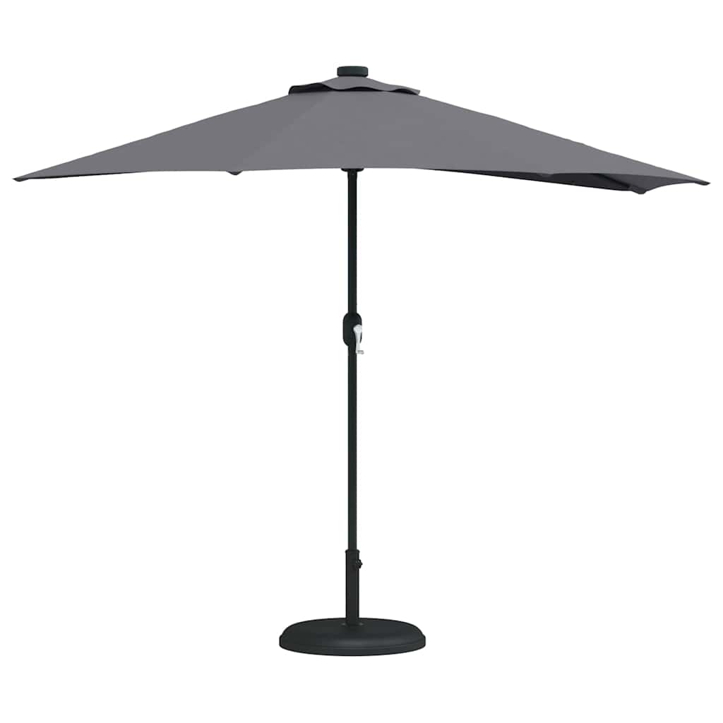 Ombrello da giardino 294 x 150 x 224 cm Poliestere e Acciaio