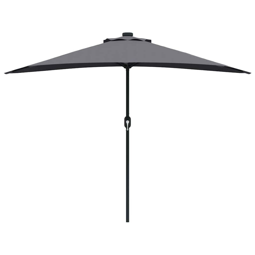 Ombrello da giardino 294 x 150 x 224 cm Poliestere e Acciaio