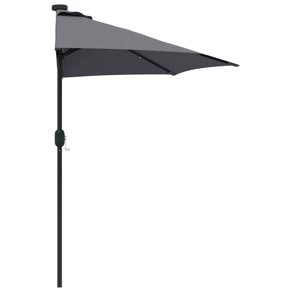 Ombrello da giardino 294 x 150 x 224 cm Poliestere e Acciaio