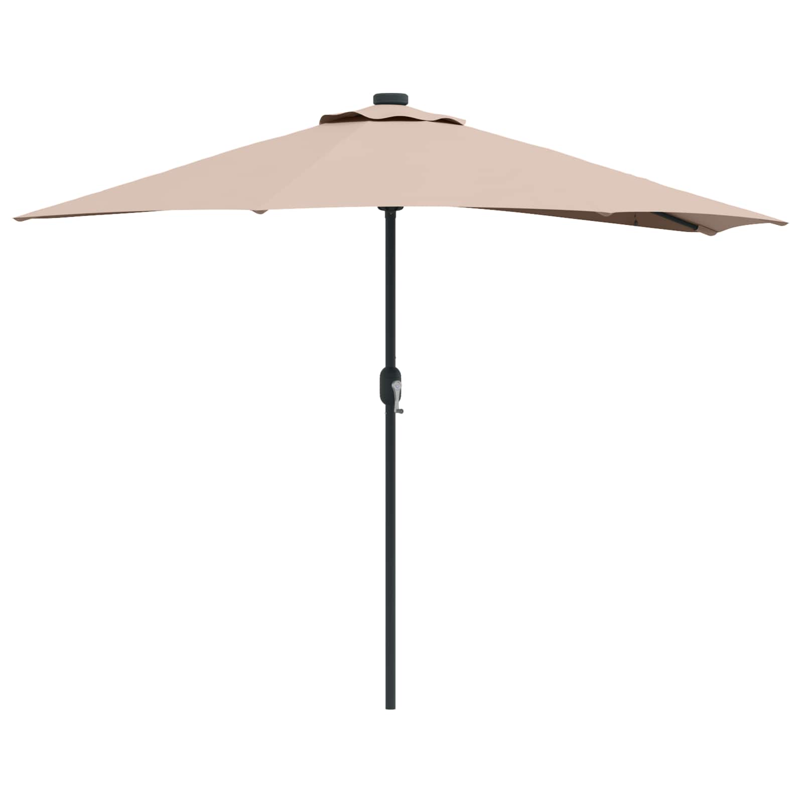 Ombrello da giardino 294 x 150 x 224 cm Poliestere e Acciaio