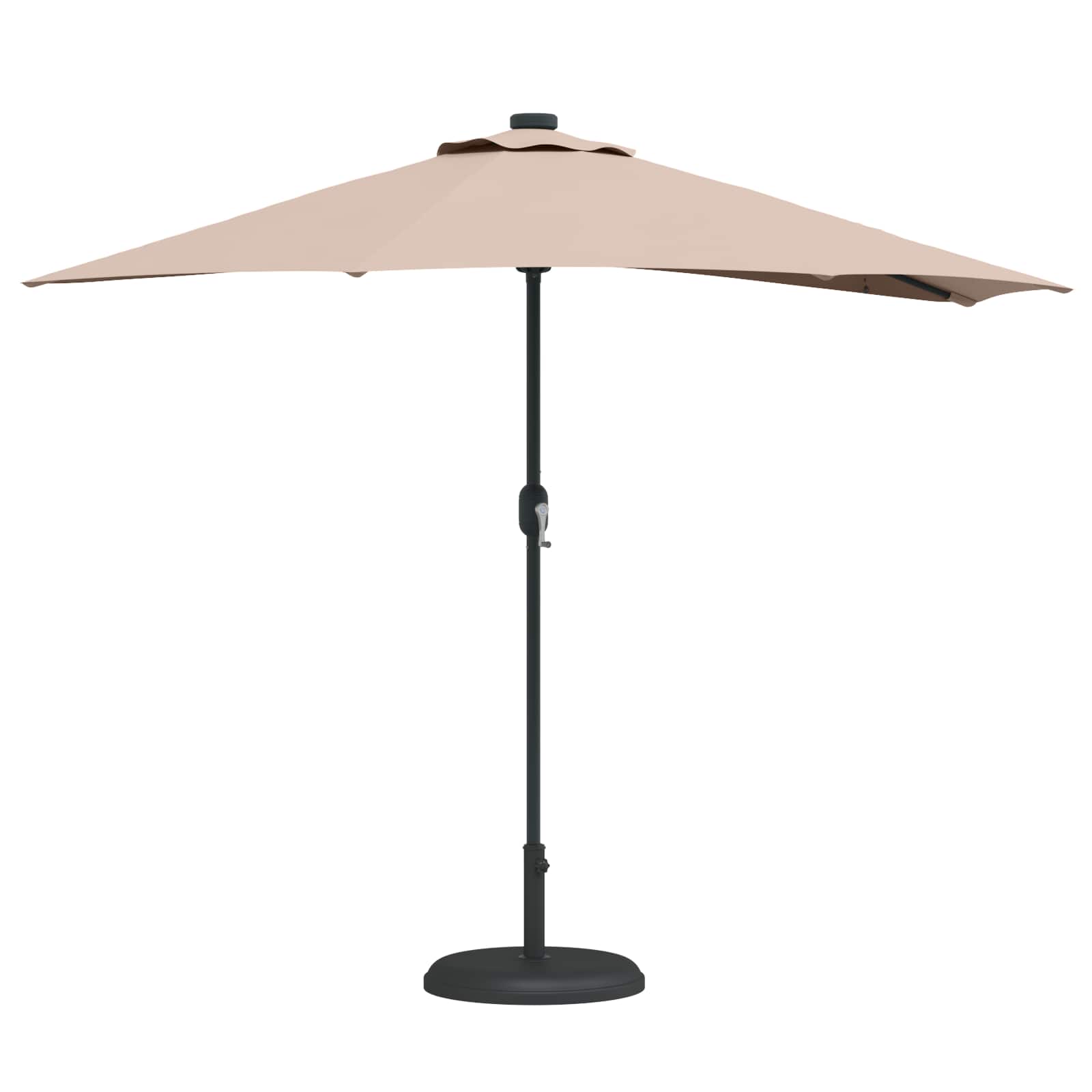 Ombrello da giardino 294 x 150 x 224 cm Poliestere e Acciaio
