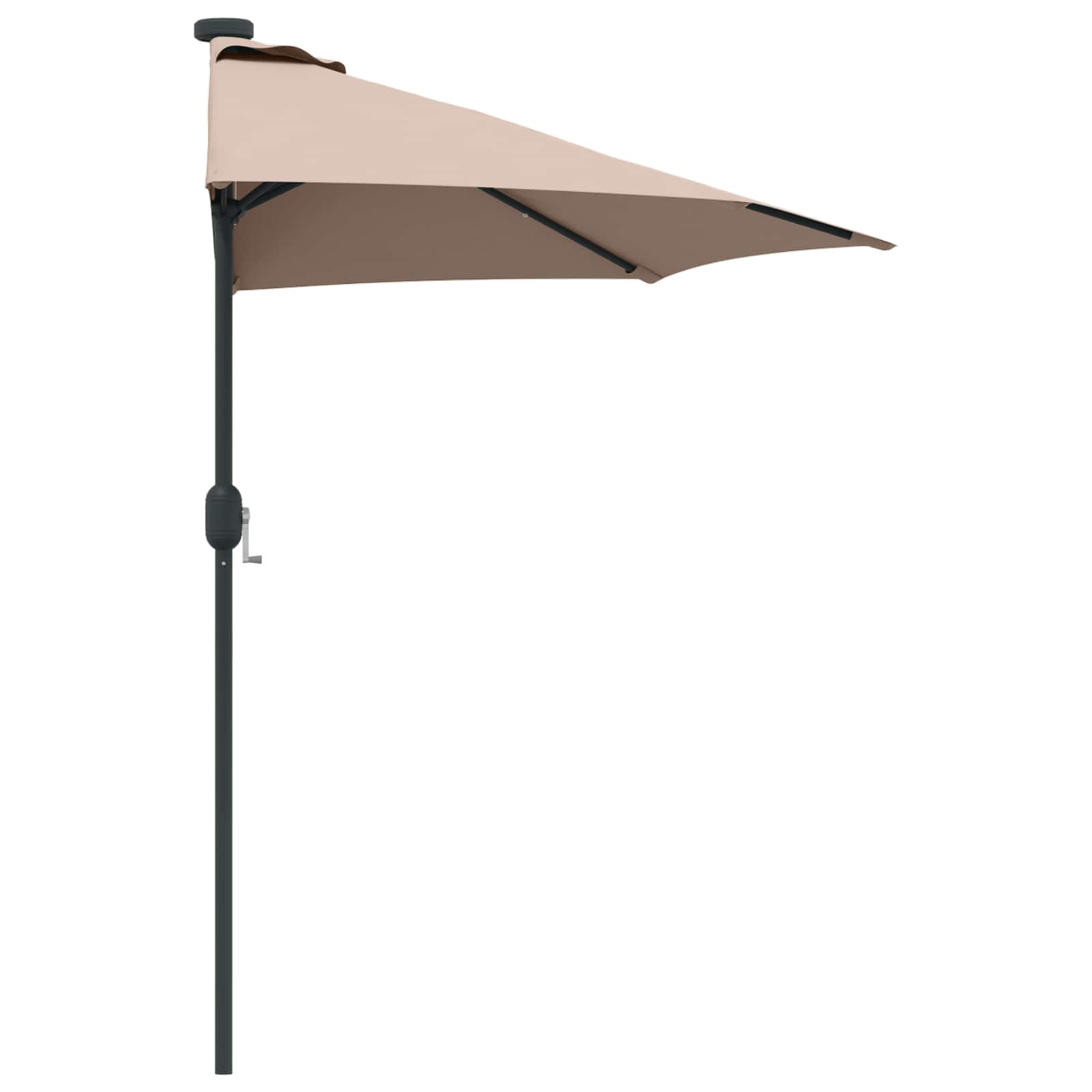 Ombrello da giardino 294 x 150 x 224 cm Poliestere e Acciaio