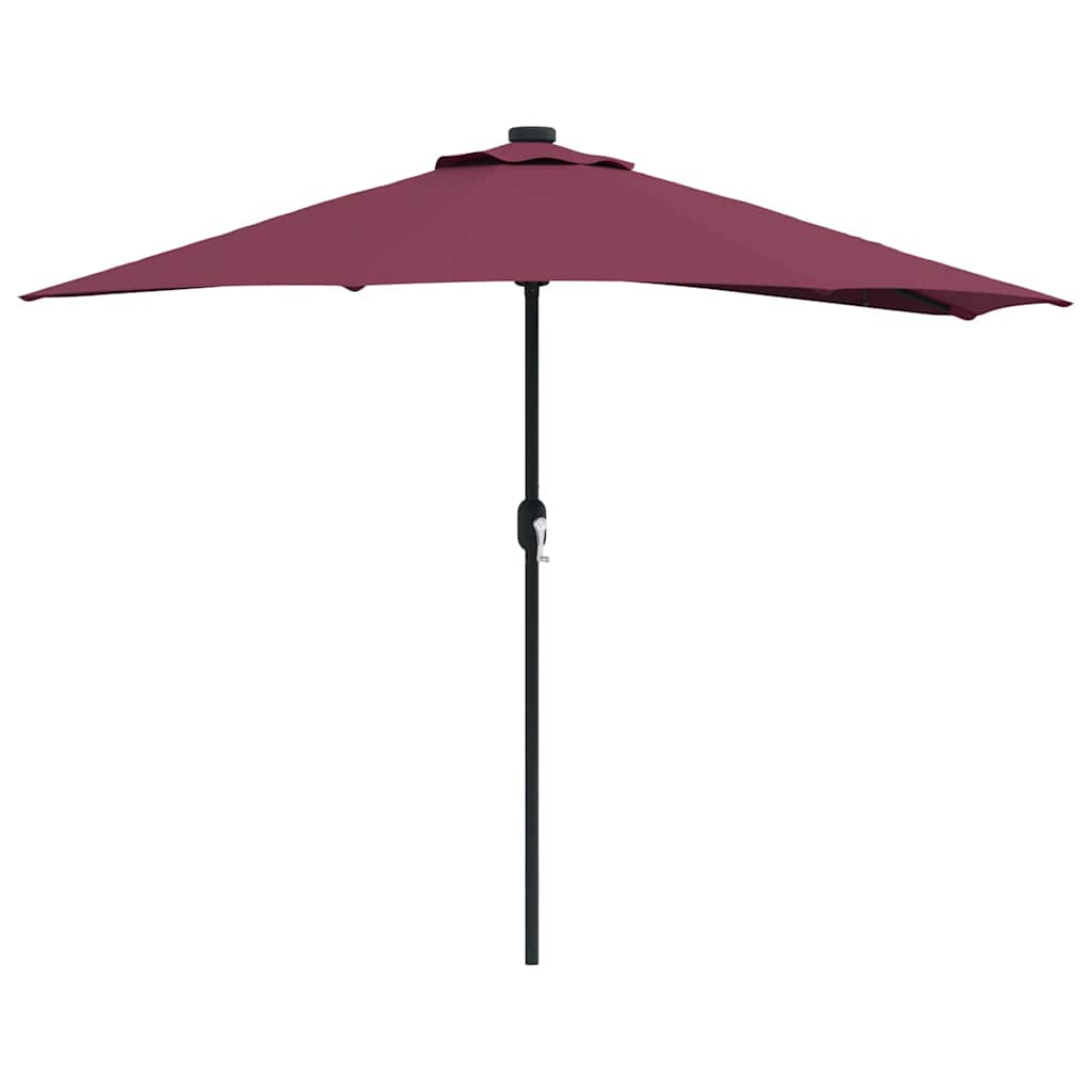Ombrello da giardino 294 x 150 x 224 cm Poliestere e Acciaio