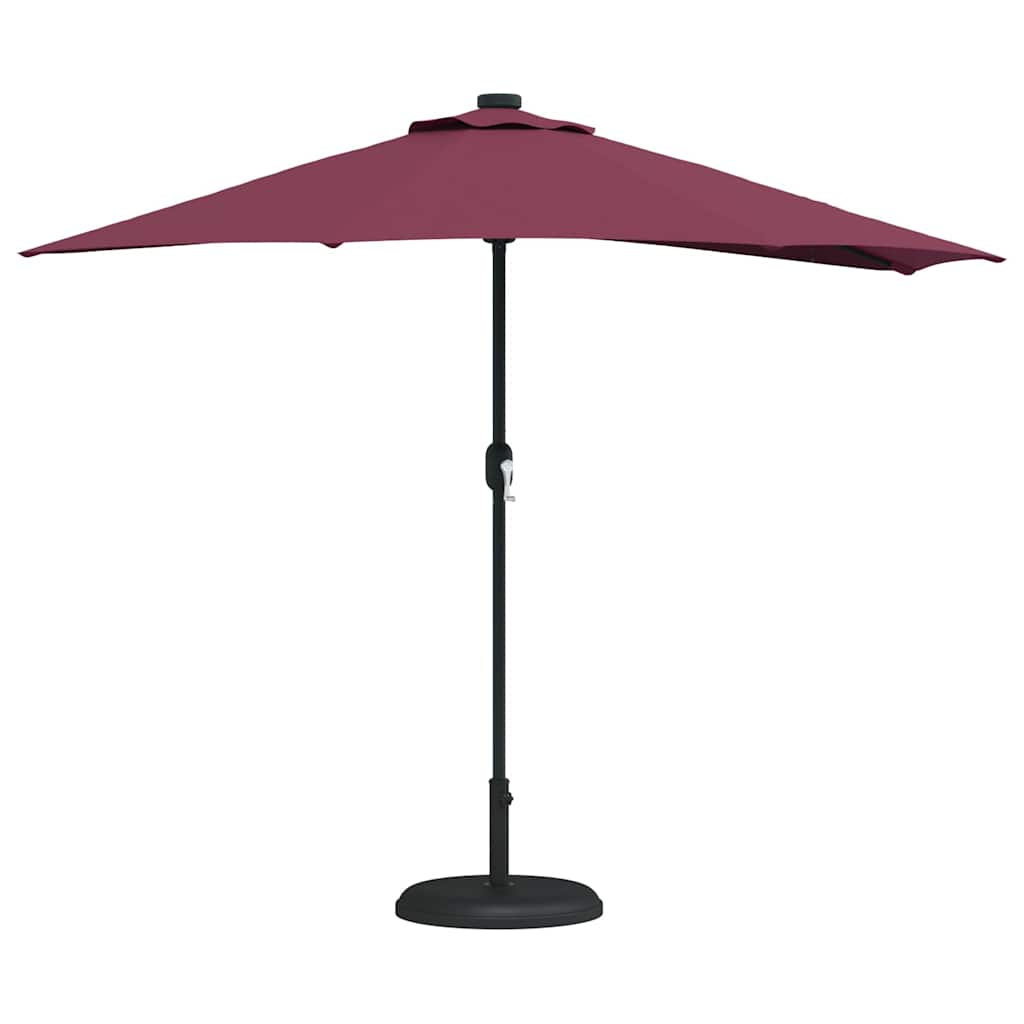 Ombrello da giardino 294 x 150 x 224 cm Poliestere e Acciaio