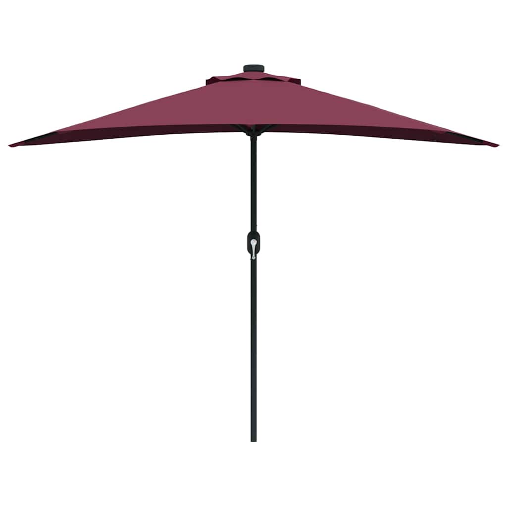 Ombrello da giardino 294 x 150 x 224 cm Poliestere e Acciaio