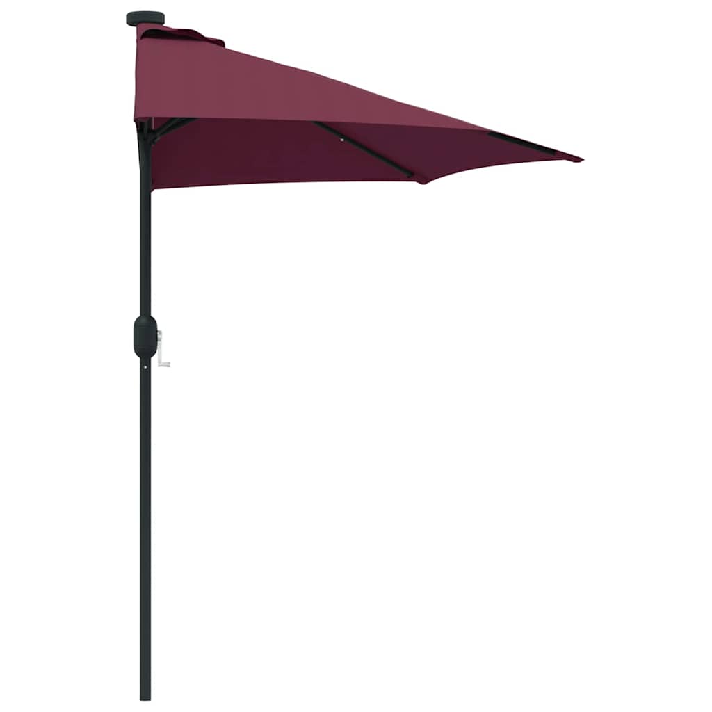 Ombrello da giardino 294 x 150 x 224 cm Poliestere e Acciaio