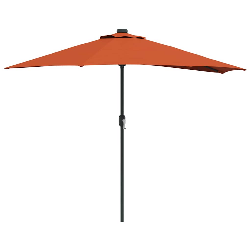 Ombrello da giardino 294 x 150 x 224 cm Poliestere e Acciaio