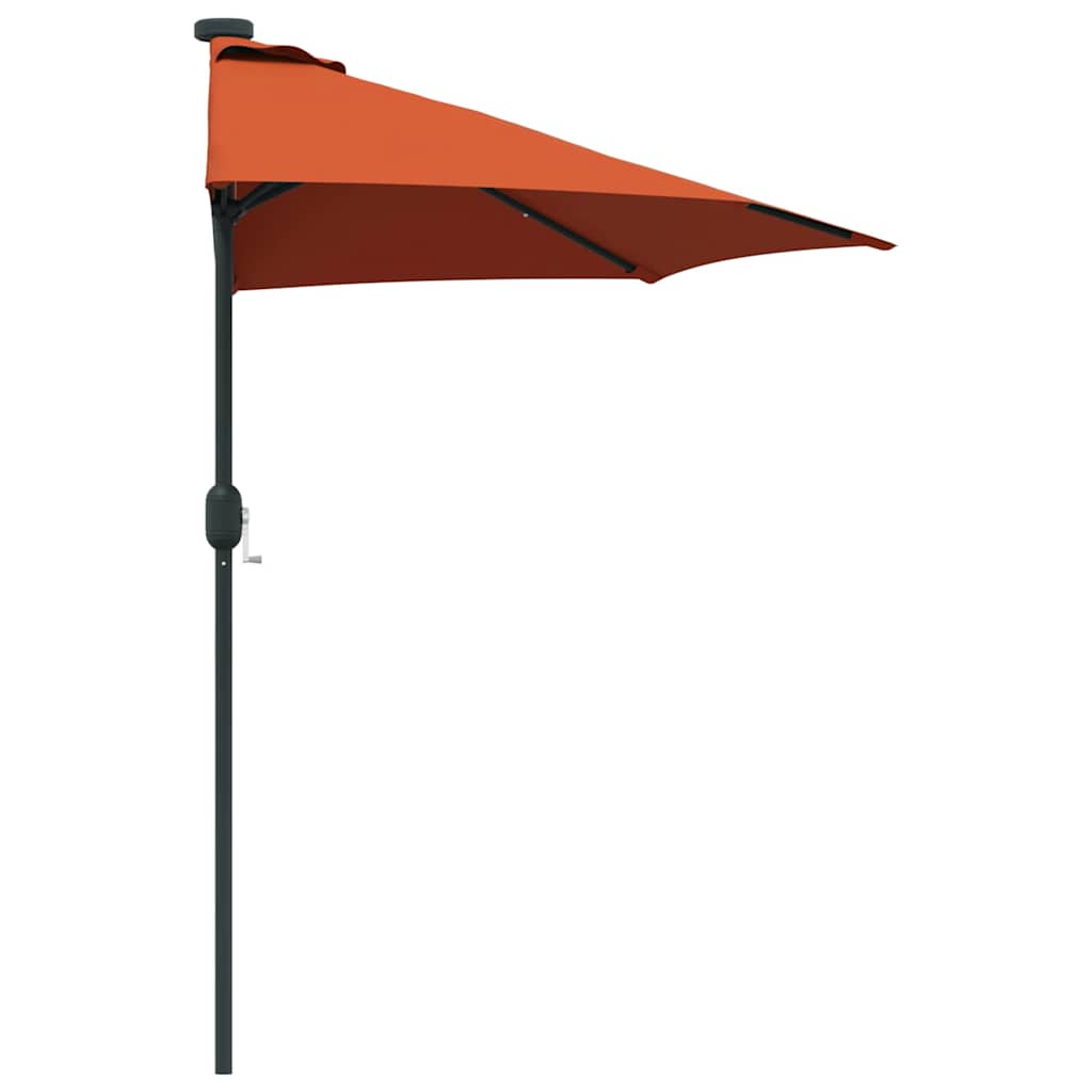 Ombrello da giardino 294 x 150 x 224 cm Poliestere e Acciaio
